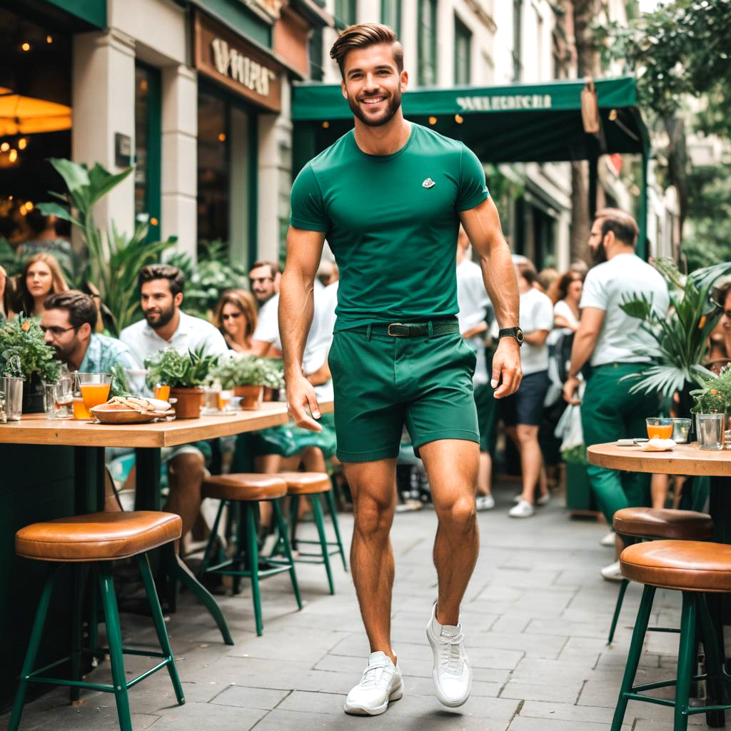 Athletic Style at a Hipster Brunch