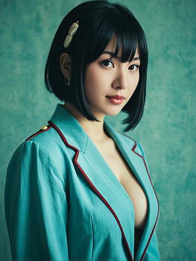 Realistic Miria Akagi Cosplay Photo