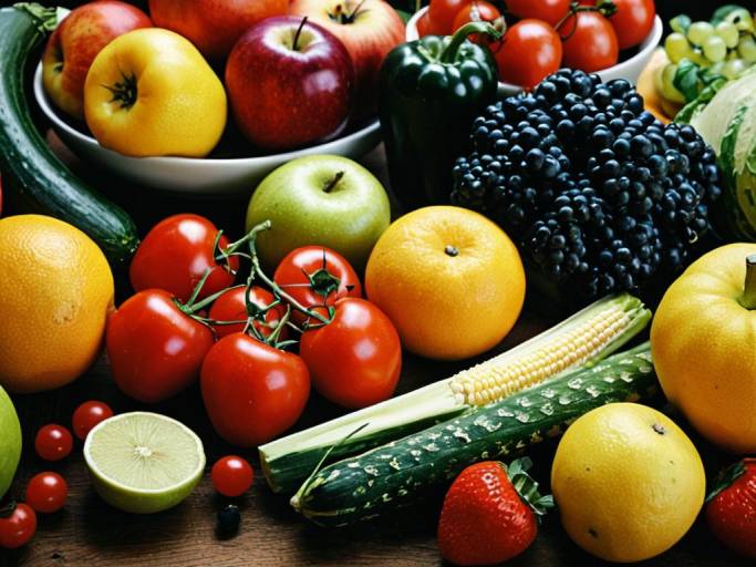 Vibrant Close-Up of Fresh Produce