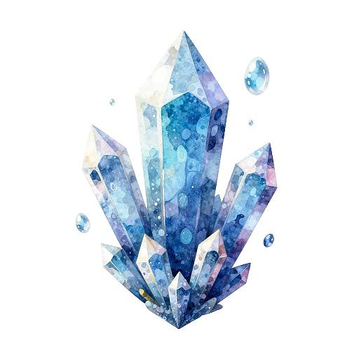 Whimsical Fantasy Crystalized Dew Texture