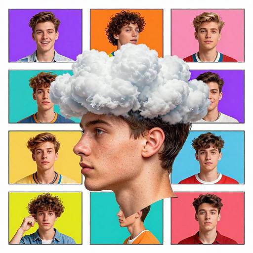 Surreal Colorful Mindscape Storyboard