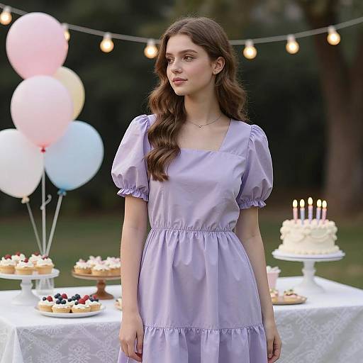 Casual Birthday Elegance in Soft Light