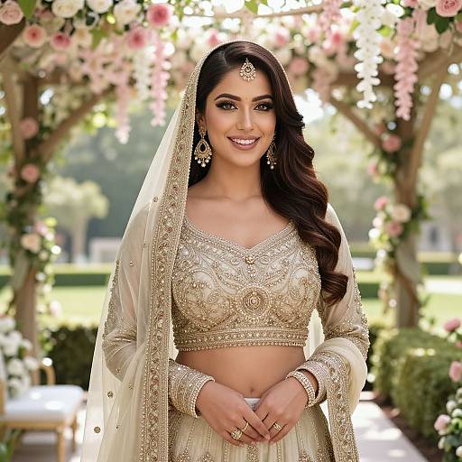 Modern Bridal Woman in Designer Salwar Suit