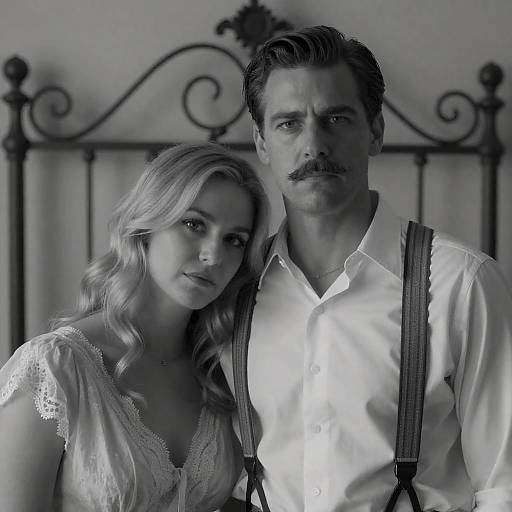 Intimate Black and White Portrait