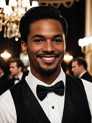 Harlem Nights Vintage Tuxedo Portrait