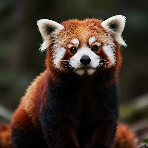 Realistic Anthropomorphic Red Panda Portrait