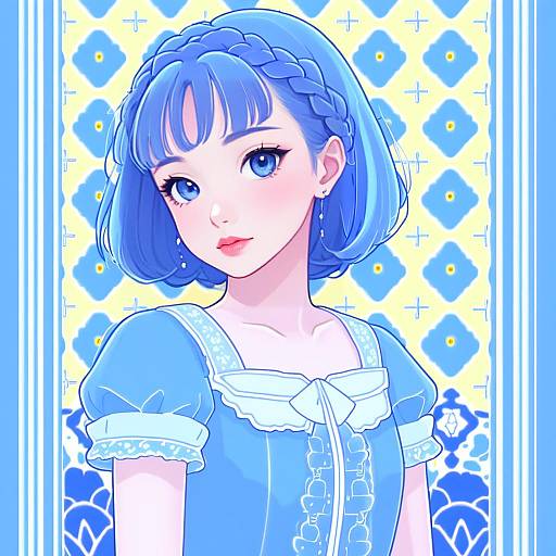 Illustration of Dorothy west, pretty series in the style of Tsuruse