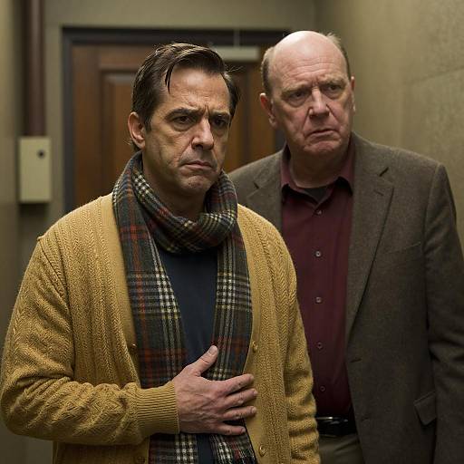 Two Serious Men in Alleyway