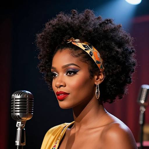 60s Motown Inspired Black Hairstyles