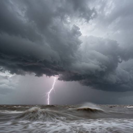 Dramatic Thunderstorm Landscape