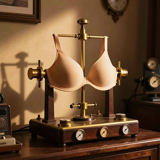 Vintage Brass Breast Enhancement Machine