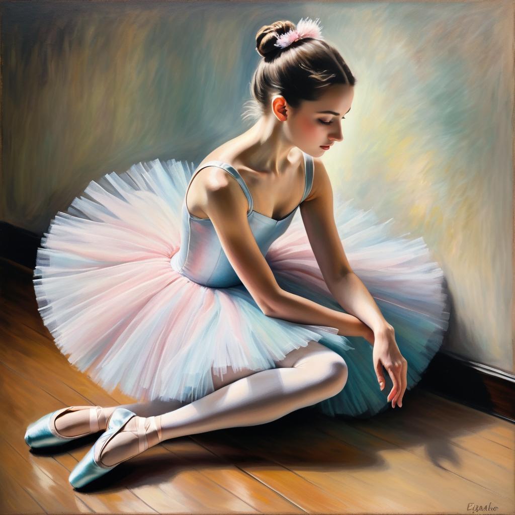 Hyper-Realistic Ballet Dancer Art