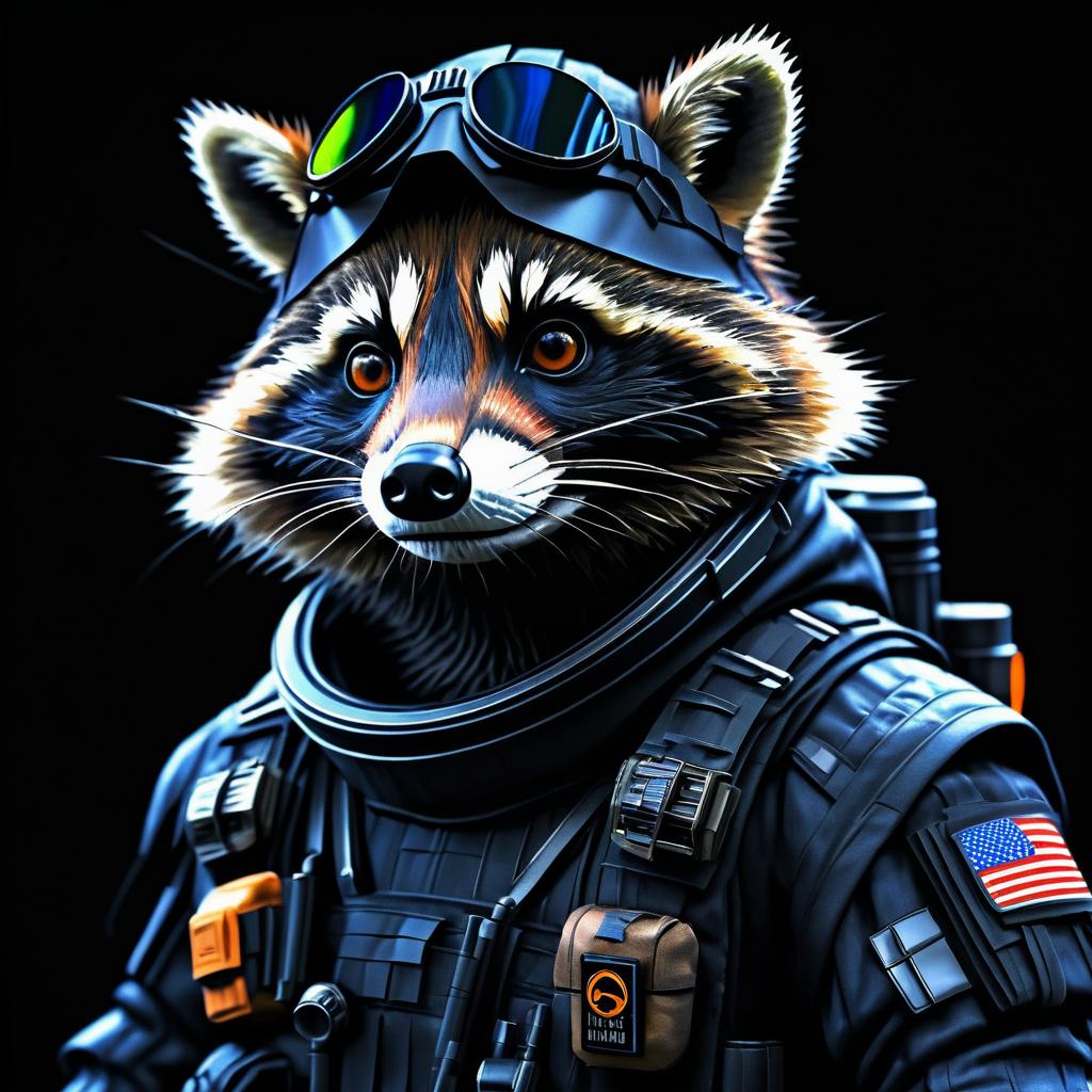 Cunning Raccoon Infiltrator in Detail