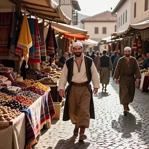 Juda in Vibrant Medieval Marketplace