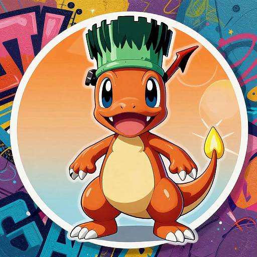Frankenstein's Monster Charmander Art