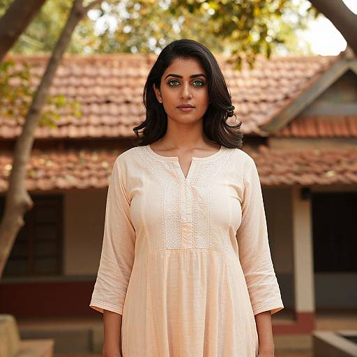 Cinematic Portrait of Stylish Woman