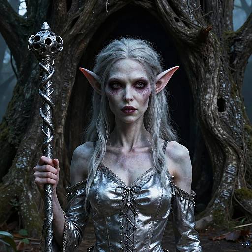 Cyberpunk Goblin in Hollow Tree Citadel