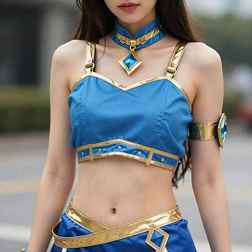 Universe Cosplay Woman Close-Up