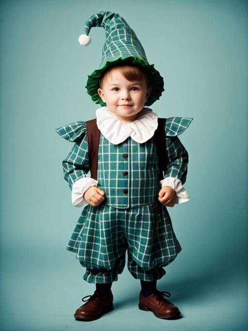 Photorealistic Munchkin Costume Portrait