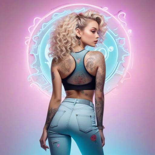 Athletic Woman in Glamourous Fashion Shoot