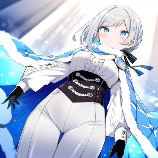 Illustration of Akershus fortress (oshiro project), oshiro project:re in the style of Utsusumi kio