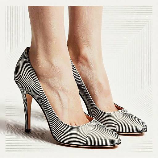 Optical Illusion High Heel Shoes
