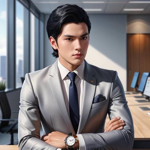 Hyperrealistic Portrait of a Reflective Young Man