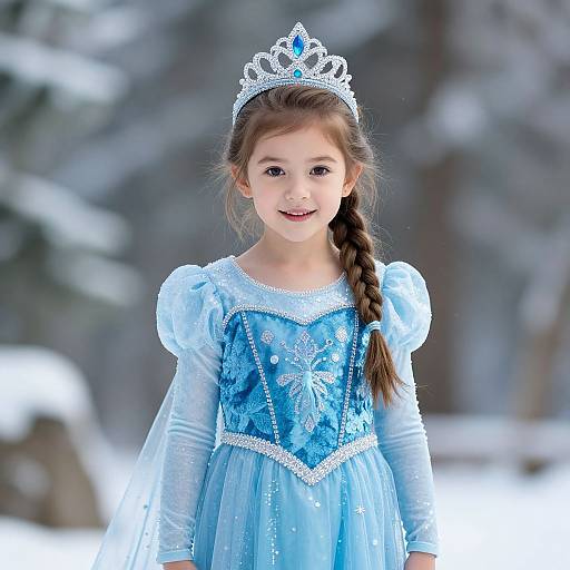 Frozen-Inspired Princess Costume