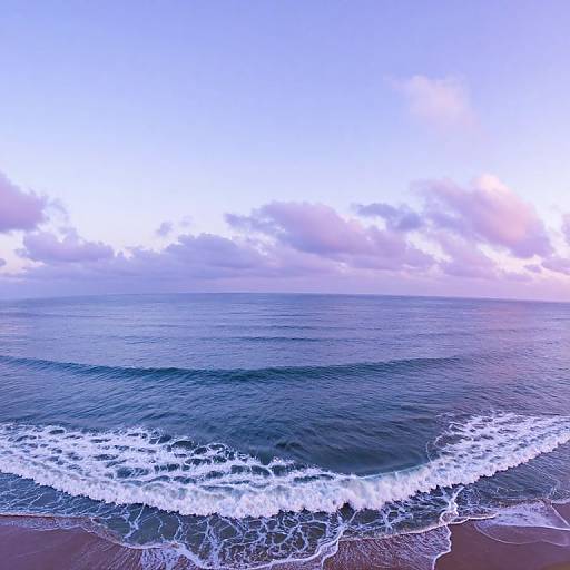 Dreamy Seascape with Fish-Eye View