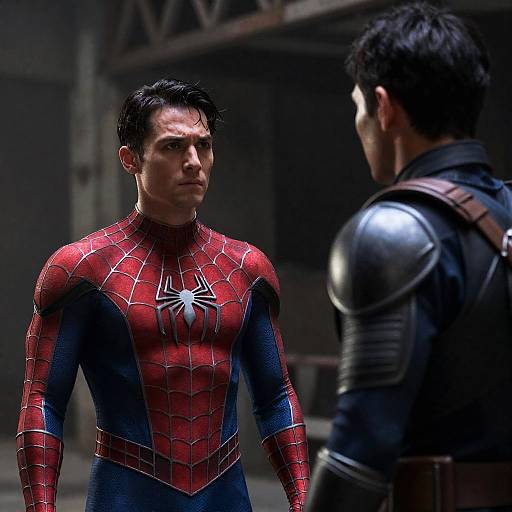 Hero vs. Villain in Industrial Ruins