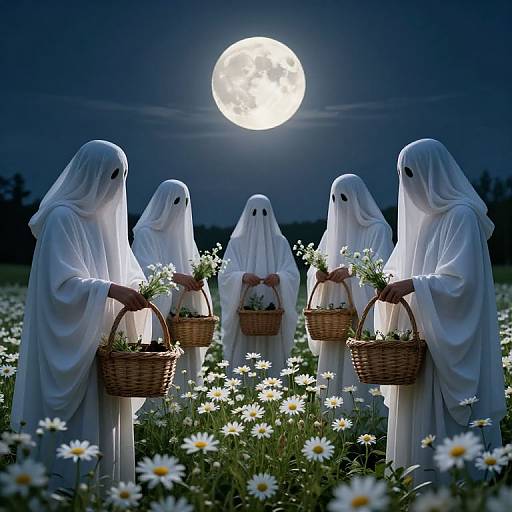 Ghostly Guardians of Memory Garden