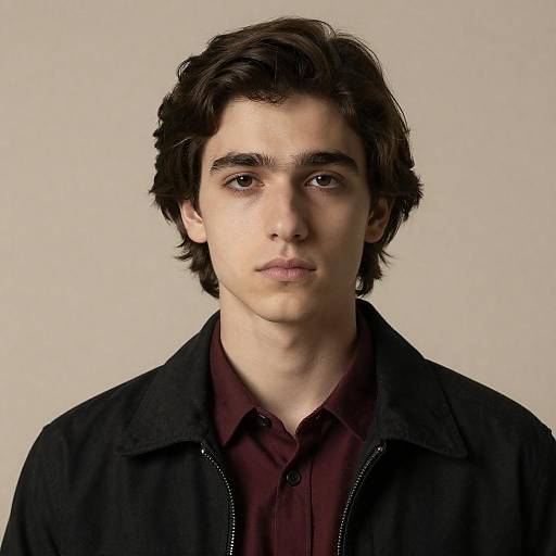 Warm Portrait of a Young Man