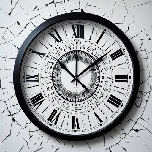 Surrealistic Abstract Clock Face