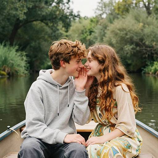 Riverside Secrets in Watercolor Hoodie