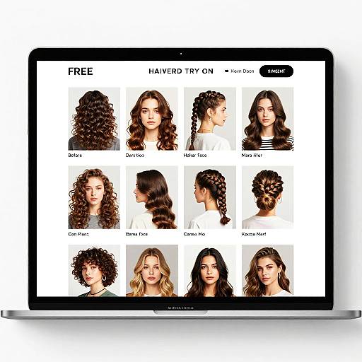 Interactive Hairstyle Transformation Website