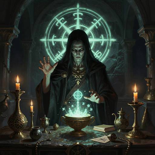 Psychopath Casting Ancient Spells