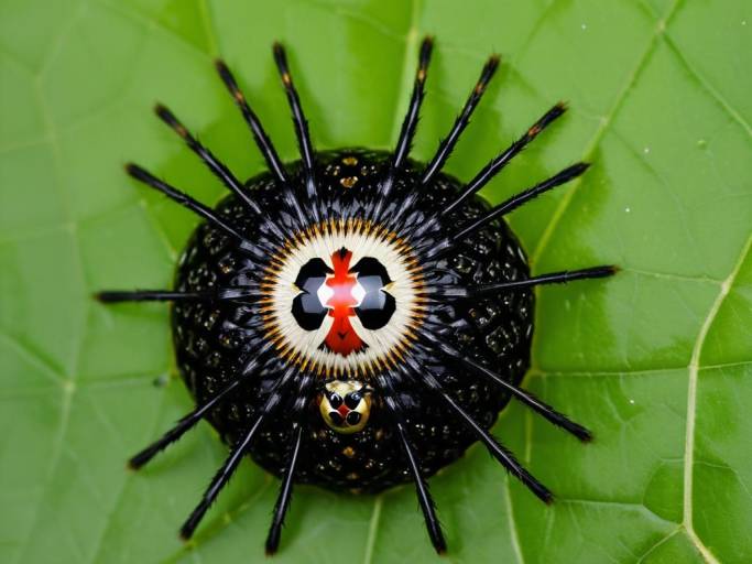 Spider with Obama's Face on Abdomen