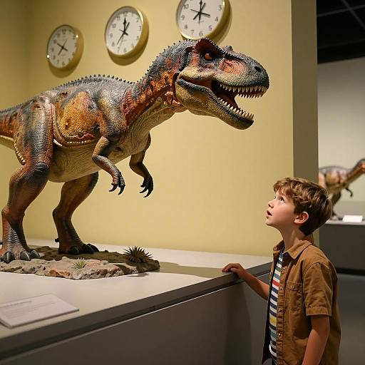 Dinosaur Adventure in a Museum Setting