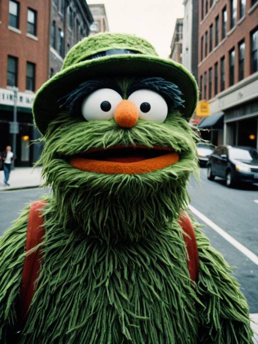 Cinematic Realism: Oscar Grouch Costume Scene