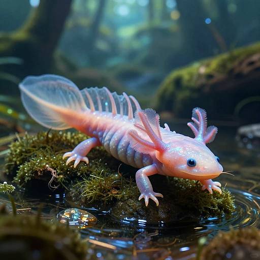 Mystical Axolotl Water Dragon