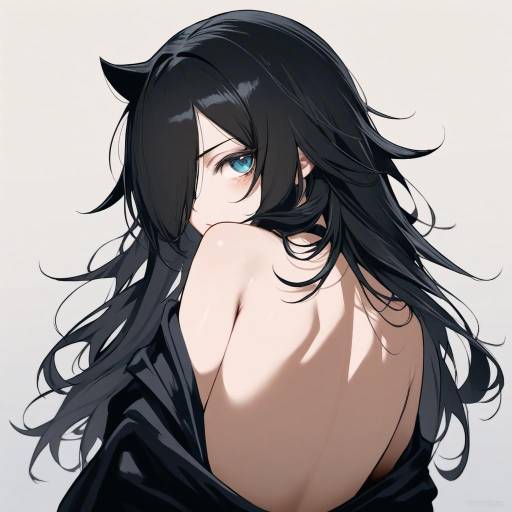 Kuroki Tomoko Looking Back Portrait
