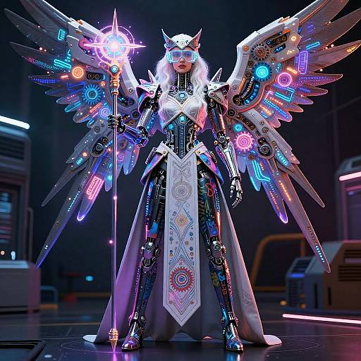 Futubot Cyber Witch Warrior Princess 2030s