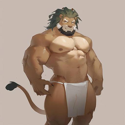 Illustration of Arsalan (housamo), tokyo afterschool summoners in the style of Dino (dinoartforame)