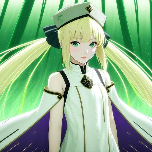 Illustration of Artoria caster (first ascension) (fate), fate/grand order in the style of Kannko bokujou