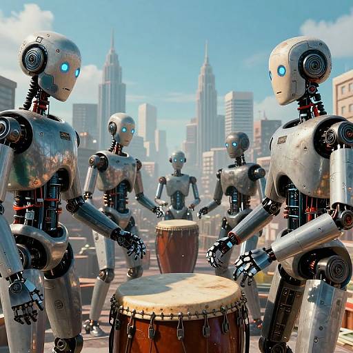 Invisible Cities Beneath Dreaming Robots