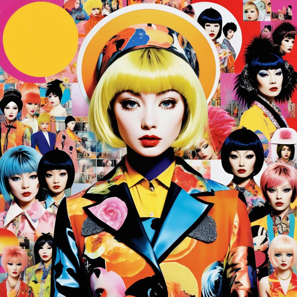 Surreal Collage Art Meets Visual Kei Fashion