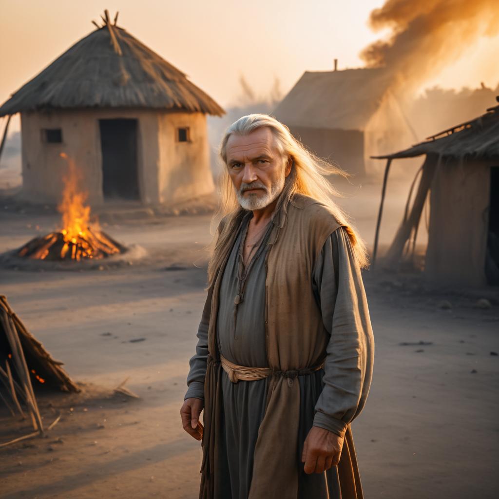 Candid Portrait of an Elderly Ukrainian Man