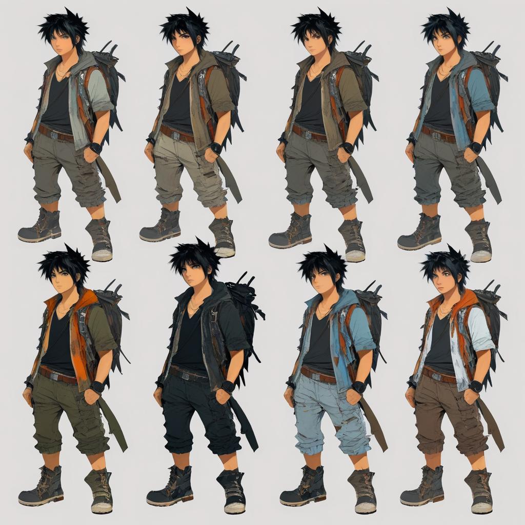 Dynamic Shonen Survivor Character Designs