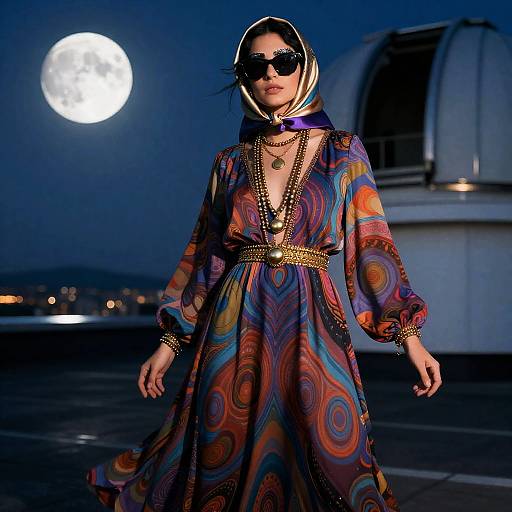 70s Cosmic Astrologer Fashion