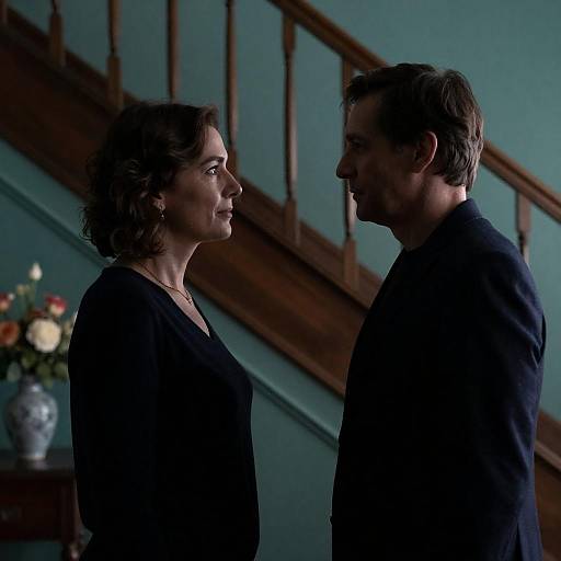 Silhouette Portrait of a Couple